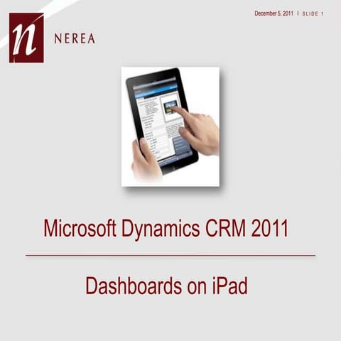 Microsoft Dynamics CRM dashboards on iPad