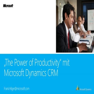 Microsoft Dynamics CRM