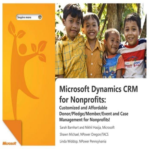 Microsoft Dynamics CRM for Nonprofits