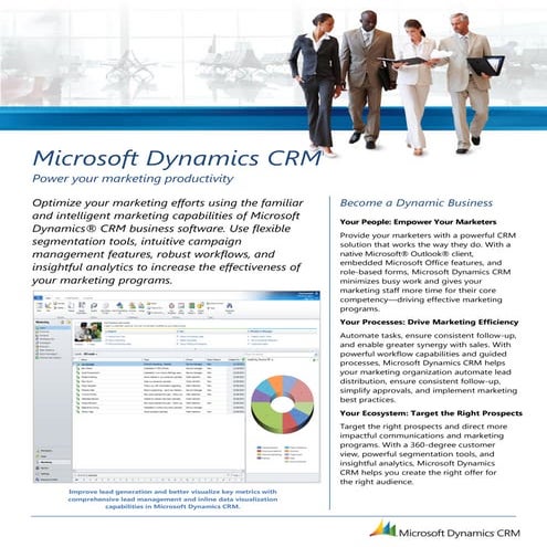 Power your Marketing Productivity - Microsoft Dynamics CRM