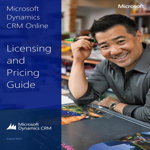 Microsoft Dynamics CRM Pricing and Licensing Guide - From Atidan
