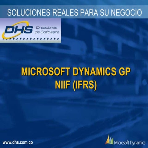 DHS - Microsoft Dynamics GP y NIIF
