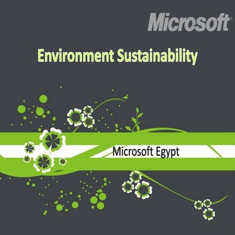 Microsoft environment university presentation