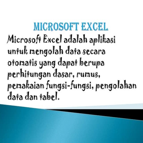 Microsoft excel