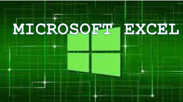 The  Microsoft excel and its parts and functions.pptx
