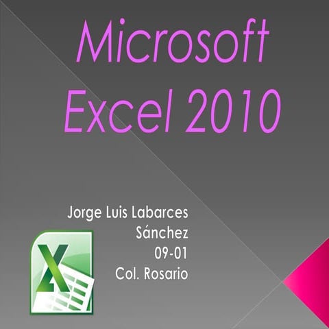 Microsoft excel 2007 | PPTX