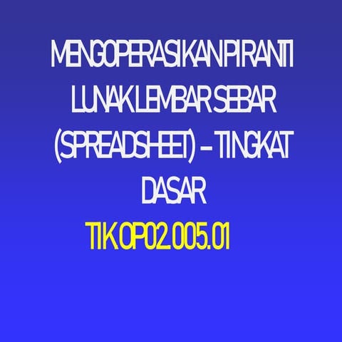 Microsoft Excel dasar.ppt