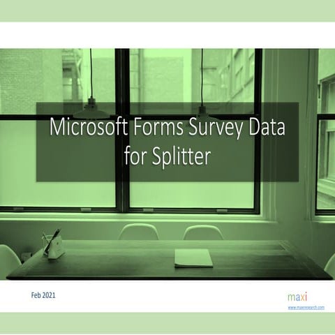 Microsoft Forms Survey Data Feb 2021