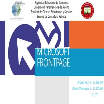 Microsoft frontpage