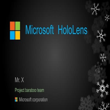 Microsoft HoloLens