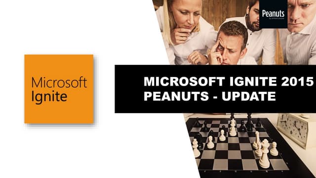 Microsoft ignite 2015 update