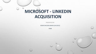 Microsoft linkedin acquisition 