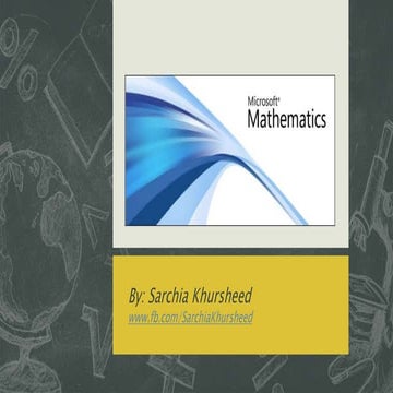 Microsoft Mathematics