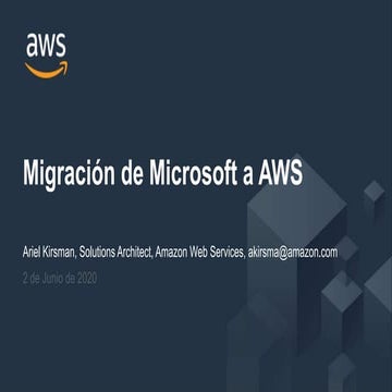 Migration Day - Migración de Microsoft a AWS