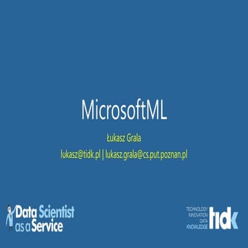 Microsoft ML - State of The Art Microsoft Machine Learning - Package R