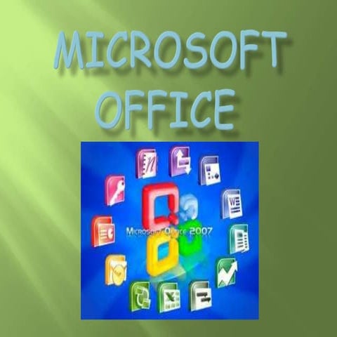 Que es microsoft office | PPTX