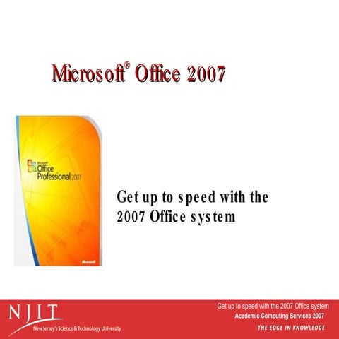 Microsoft office 2007