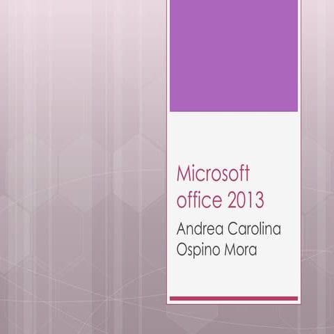 Que es microsoft office | PPTX
