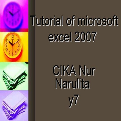Microsoft office excel