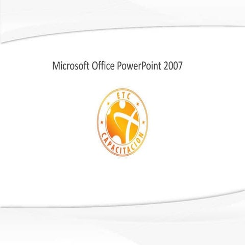 Microsoft office powerpoint  2007 e