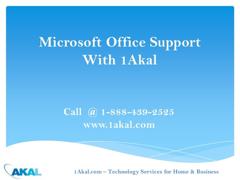 Microsoft Office Support