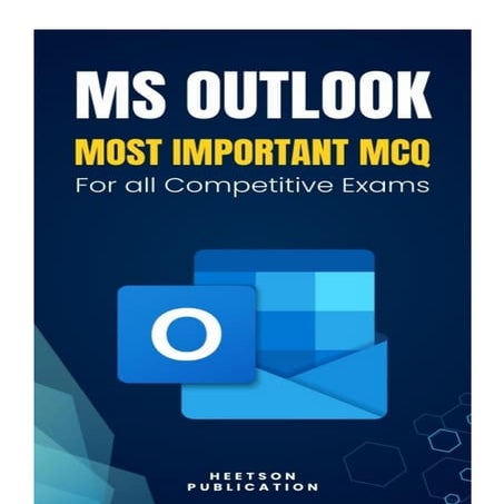 MS Outlook MCQ Questions and Answers in Hindi | PDF