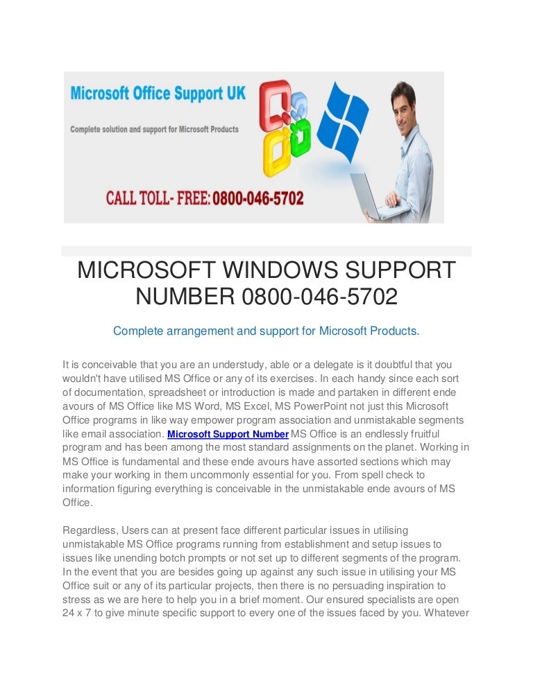 Microsoft Support Number