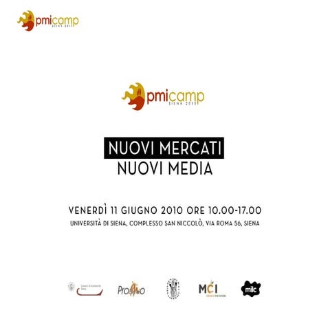 Pmi e innovazione: Presentazione: ICT e Innovazione per le Piccole e Medie Im...
