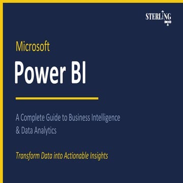 Power BI: From the Basics | PPTX