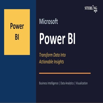 Microsoft Power BI Training – Master Data Analytics Fast | PDF