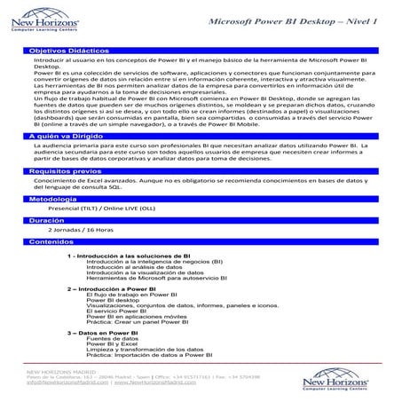 Power-bi-fundamentals | PDF