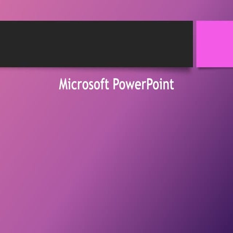 Microsoft power point