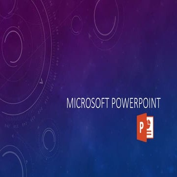 Microsoft powerpoint