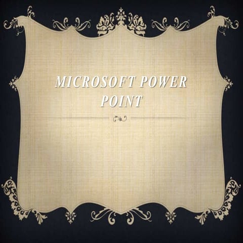 Microsoft power point