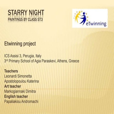 Starry Night Pupils' Paintings