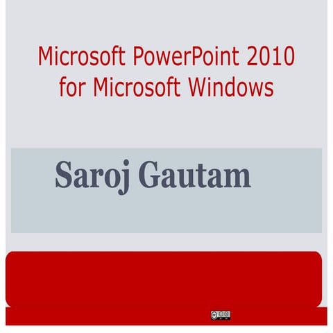 Introduction to Microsoft PowerPoint 2010 for Microsoft Windows Slides ...