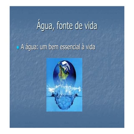 Microsoft Power Point   Agua