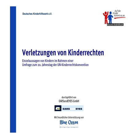 Einzelaussagen - Kinderbefragung zum 20. Jahrestag der UN-Kinderrechtskonvention