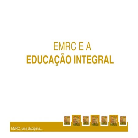 Apresentação EMRC | PPT