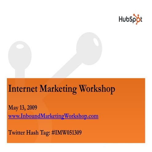 Abbreviated Introduction to Inbound Marketing