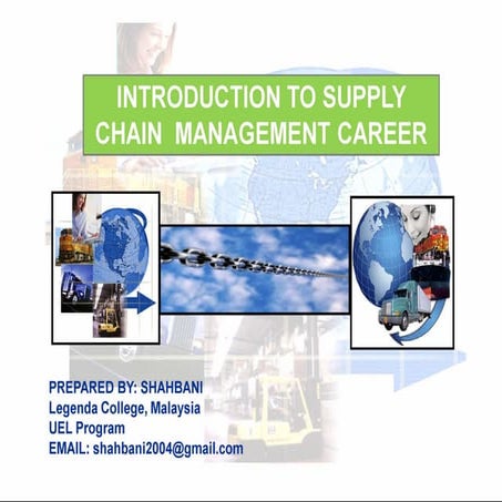 Unit 1 Supply Chain management | PPT