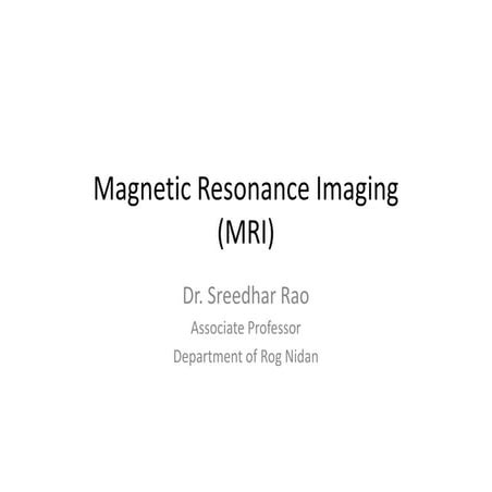 Basics of MRI