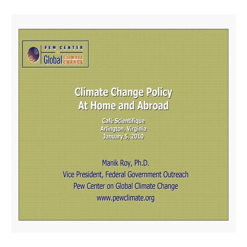 Microsoft Power Point   M Roy Arlington Cafe Scientifique Jan5