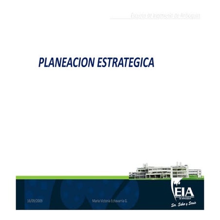 Microsoft power point   planeacion estrategica