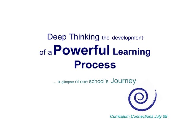 A Powerful Learning Process