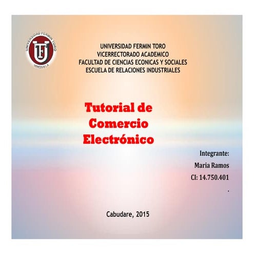 tutorial comercio electronico