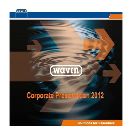 wavin corporate presentation 2012