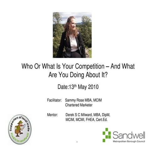 Who Or What Is Your Competition – And What