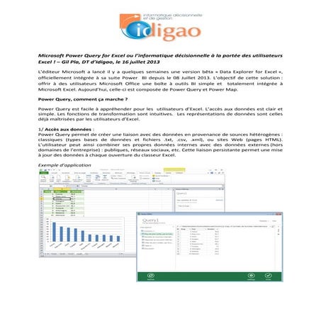 Microsoft PowerQuery for Excel | PDF