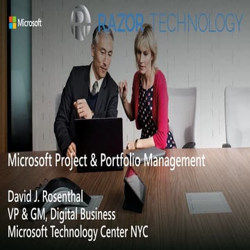 Microsoft Project and Portfolio Management